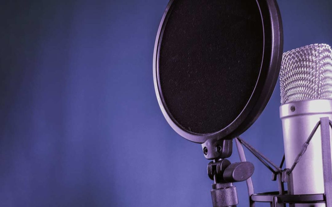 Im Podcast Studio-Mikrofon für die beste Tonqualität im Podcast 02